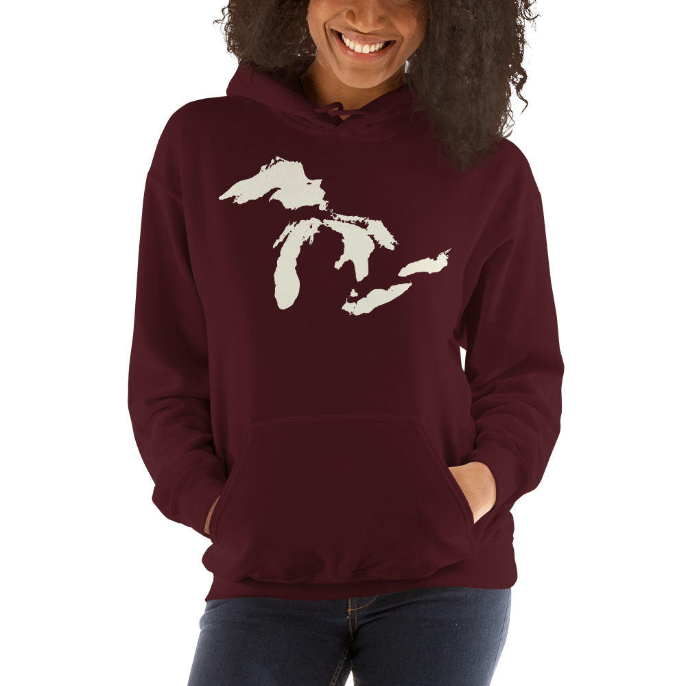 Great Lakes Hoodie (Ivory White) | Unisex Standard