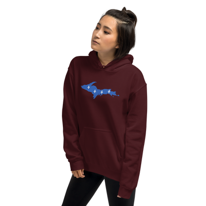 Michigan Upper Peninsula Hoodie (w/ UP Quebec Flag Outline) | Unisex Standard