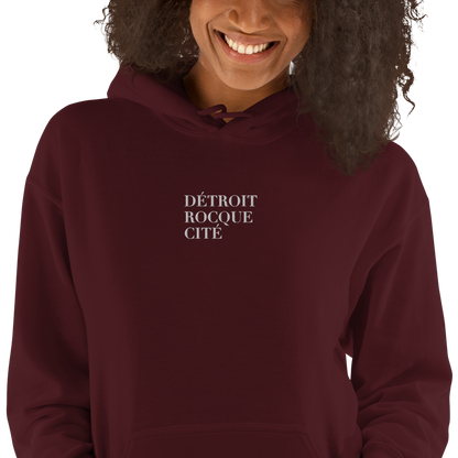 'Détroit Rocque Cité' Hoodie | Unisex Standard - Emb.