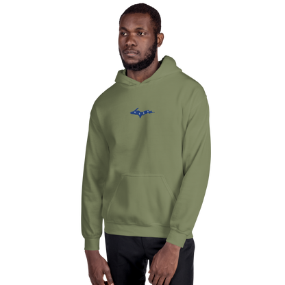 Michigan Upper Peninsula Hoodie (w/ Embroidered UP Quebec Flag Outline) | Unisex Standard