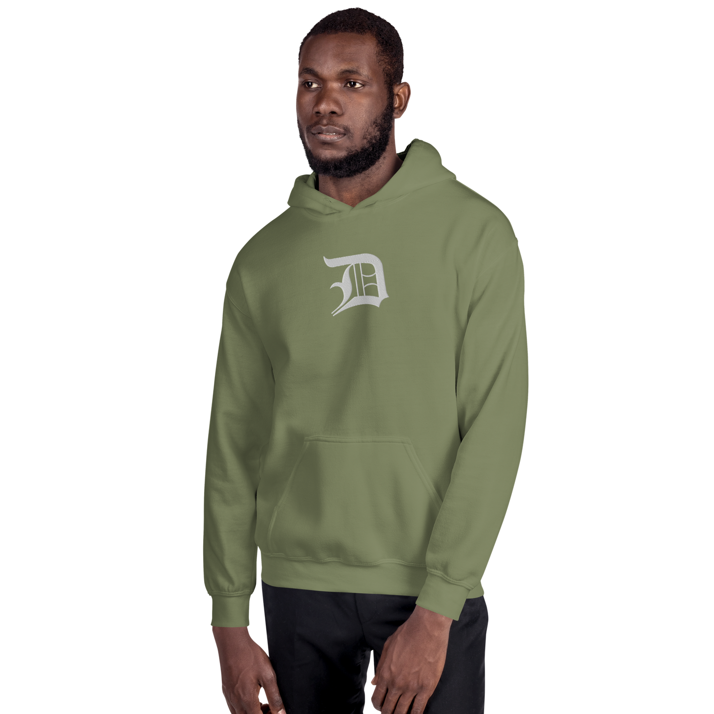 Detroit 'Old English D' Hoodie | Unisex Standard - Emb.