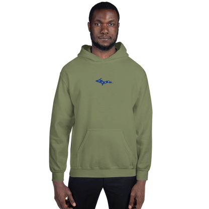 Michigan Upper Peninsula Hoodie (w/ Embroidered UP Quebec Flag Outline) | Unisex Standard