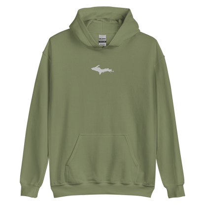 Michigan Upper Peninsula Hoodie (w/ Embroidered UP Outline) | Unisex Standard