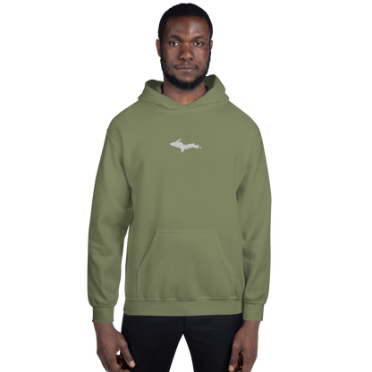 Michigan Upper Peninsula Hoodie (w/ Embroidered UP Outline) | Unisex Standard