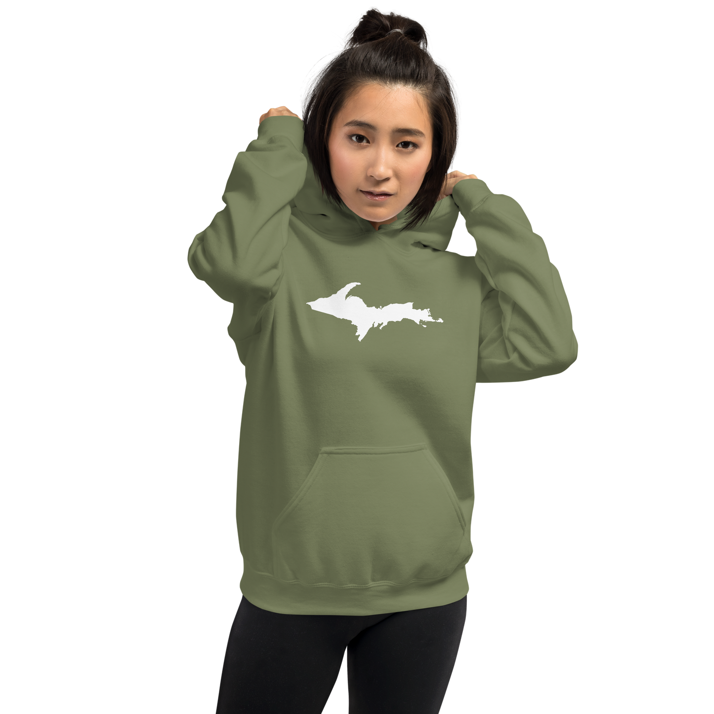 Michigan Upper Peninsula Hoodie (w/ UP Outline) | Unisex Standard