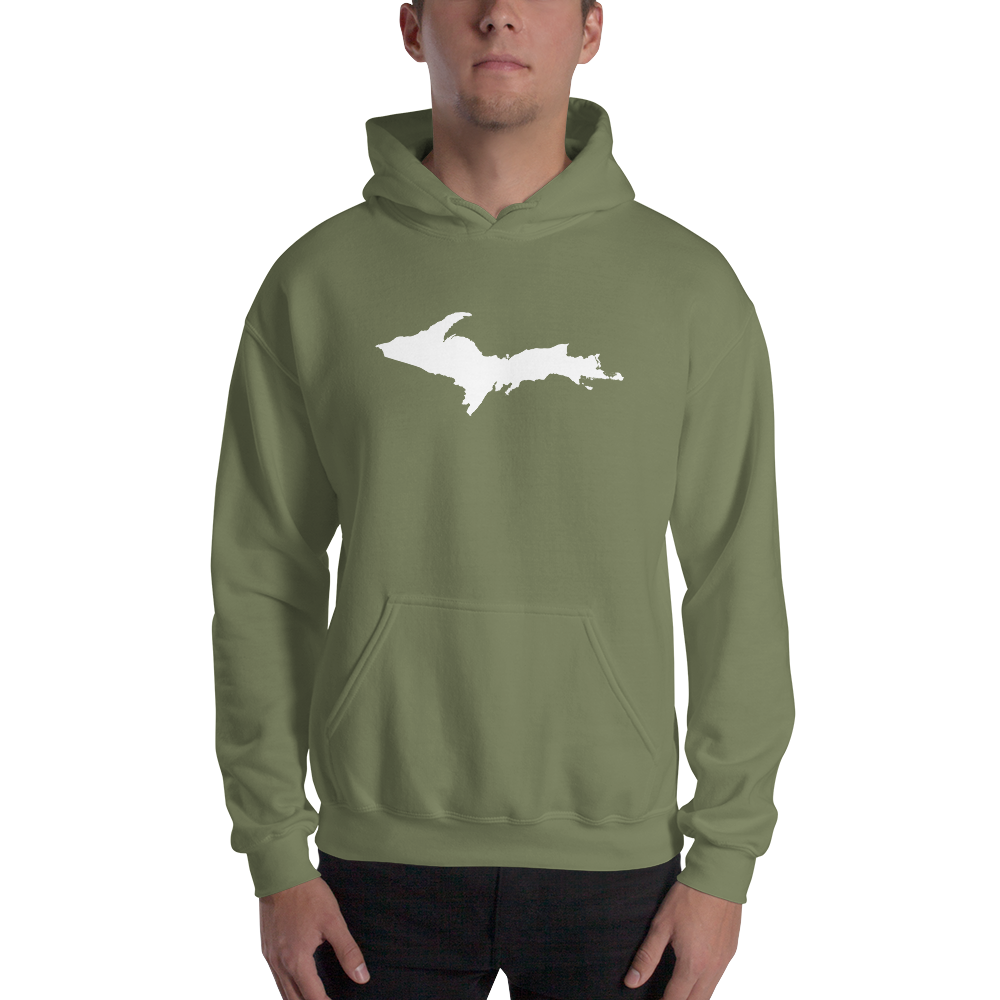 Michigan Upper Peninsula Hoodie (w/ UP Outline) | Unisex Standard