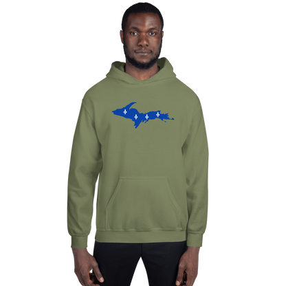 Michigan Upper Peninsula Hoodie (w/ UP Quebec Flag Outline) | Unisex Standard