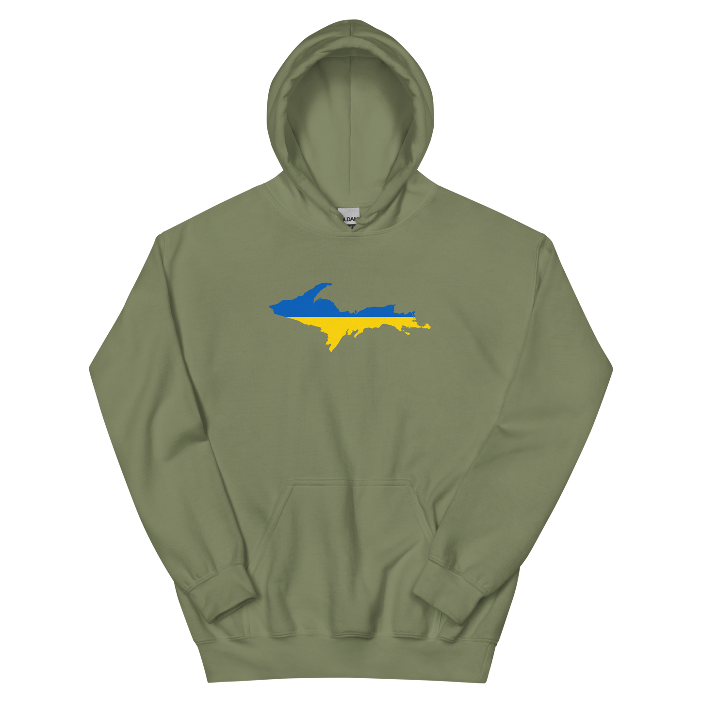 Michigan Upper Peninsula Hoodie (w/ UP Ukraine Outline) | Unisex Standard