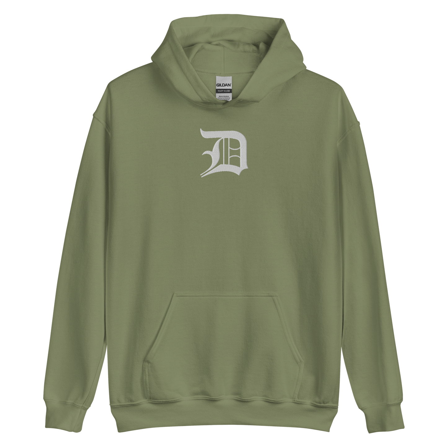 Detroit 'Old English D' Hoodie | Unisex Standard - Emb.