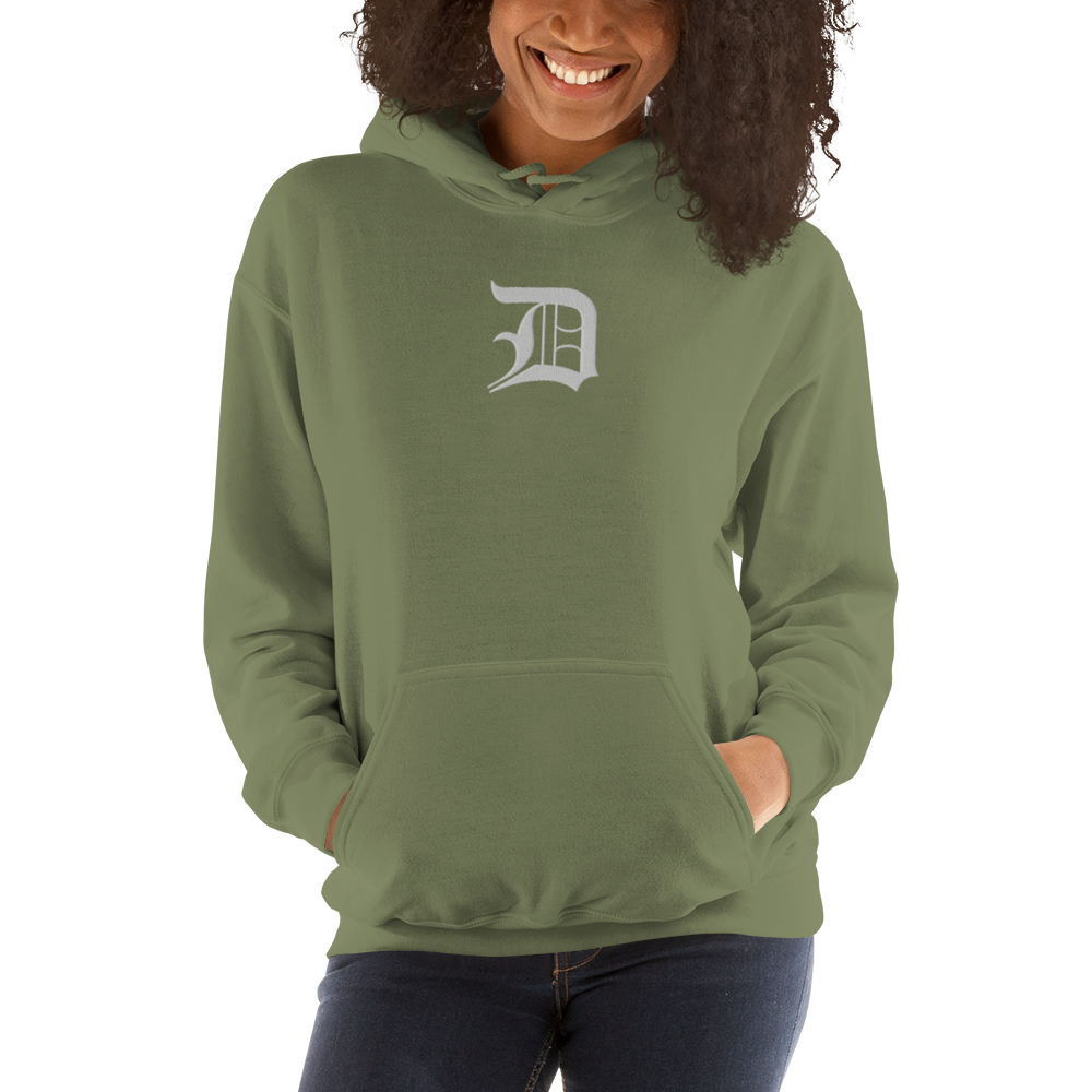 Detroit 'Old English D' Hoodie | Unisex Standard - Emb.