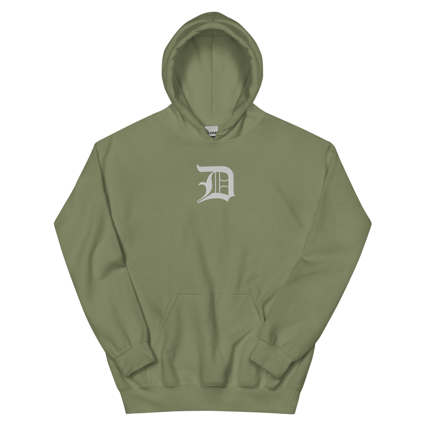 Detroit 'Old English D' Hoodie | Unisex Standard - Emb.