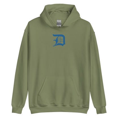 Detroit 'Old English D' Hoodie (Azure) | Unisex Standard - Emb.