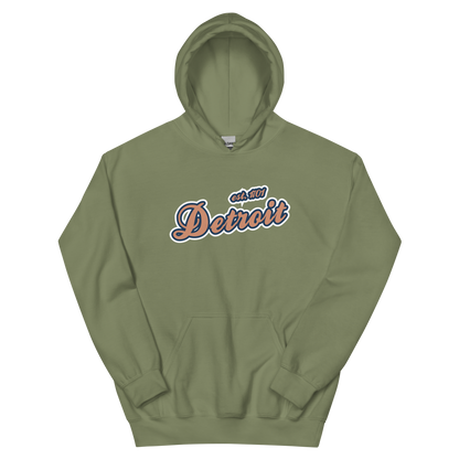 'Detroit EST. 1701' Hoodie (Copper Script Font) | Unisex Standard