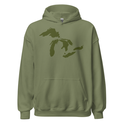 Great Lakes Hoodie (Army Green) | Unisex Standard