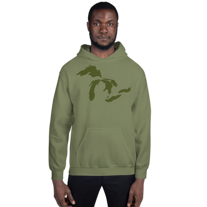 Great Lakes Hoodie (Army Green) | Unisex Standard