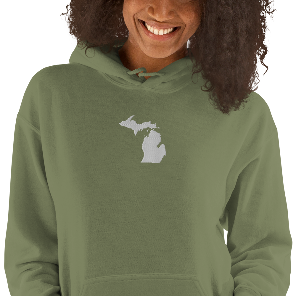 Michigan Hoodie (w/ MI Outline) | Unisex Standard - Emb.