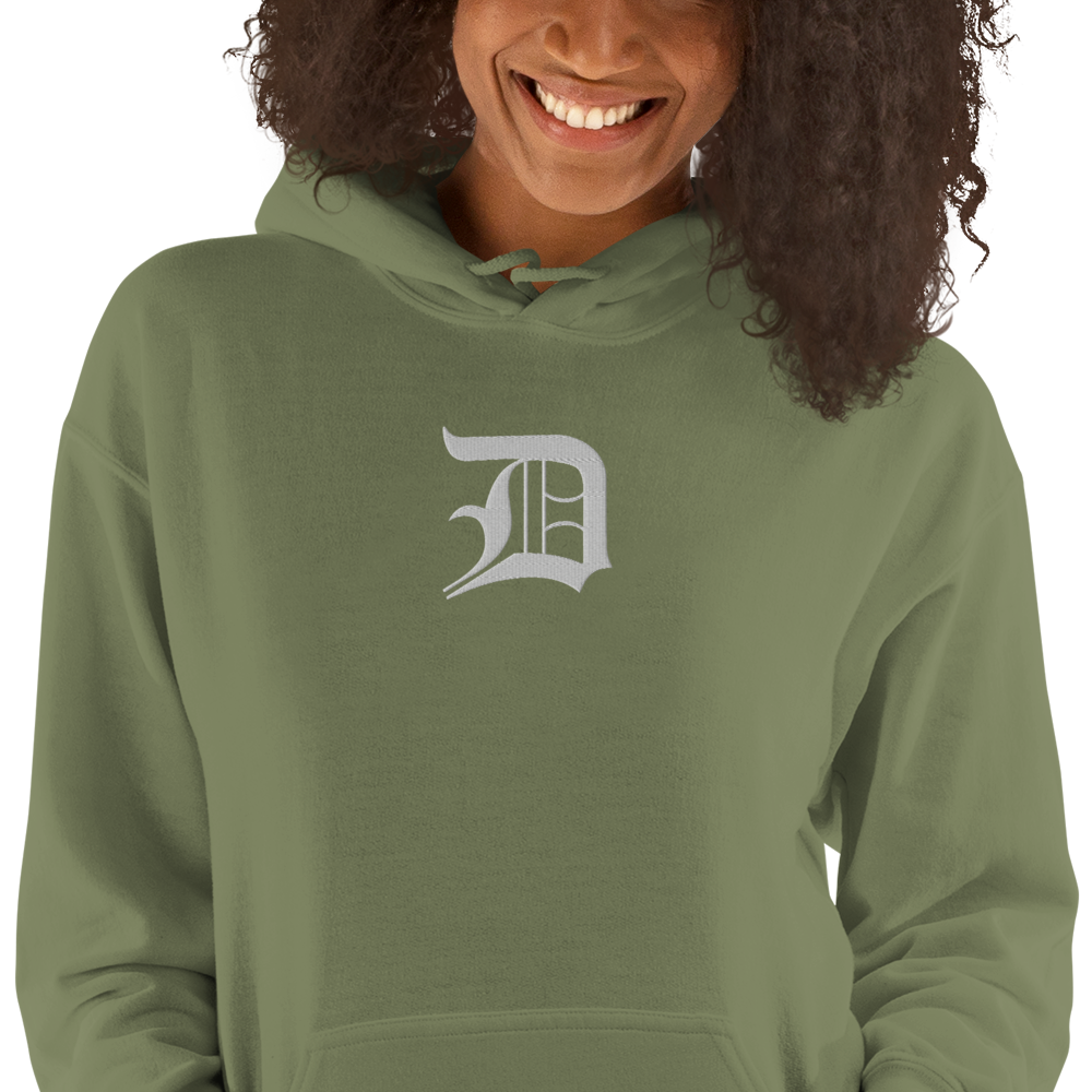 Detroit 'Old English D' Hoodie | Unisex Standard - Emb.