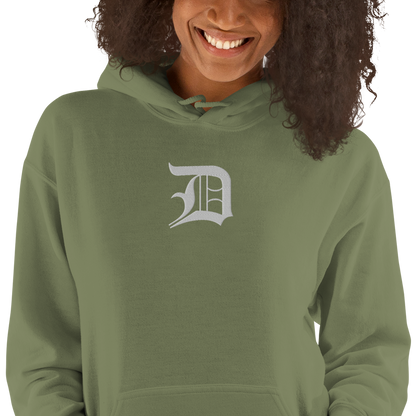 Detroit 'Old English D' Hoodie | Unisex Standard - Emb.