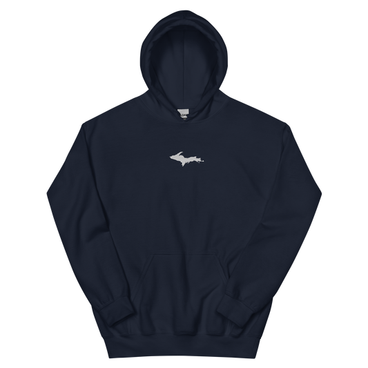 Michigan Upper Peninsula Hoodie (w/ Embroidered UP Outline) | Unisex Standard