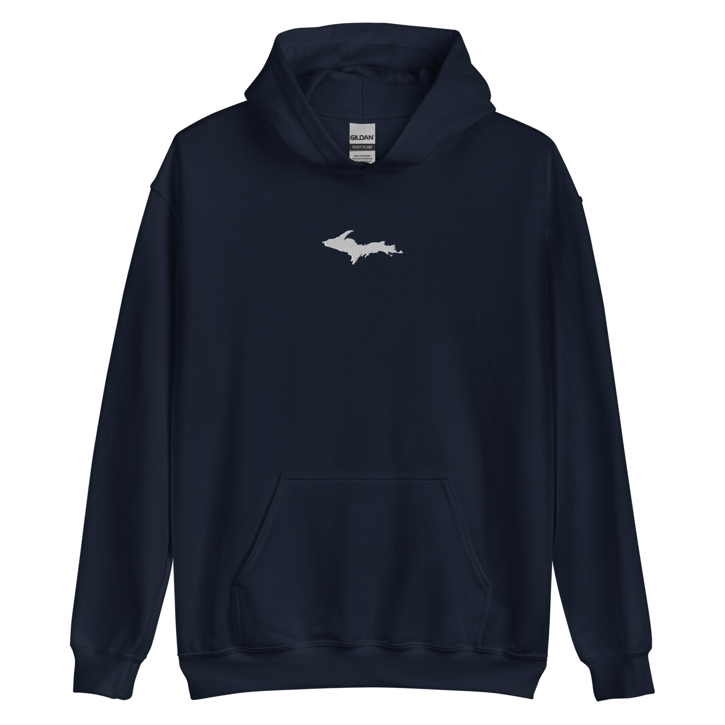 Michigan Upper Peninsula Hoodie (w/ Embroidered UP Outline) | Unisex Standard