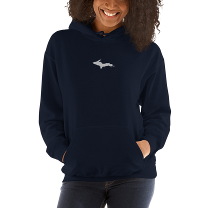 Michigan Upper Peninsula Hoodie (w/ Embroidered UP Outline) | Unisex Standard