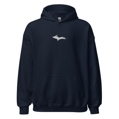 Michigan Upper Peninsula Hoodie (w/ Embroidered UP Outline) | Unisex Standard