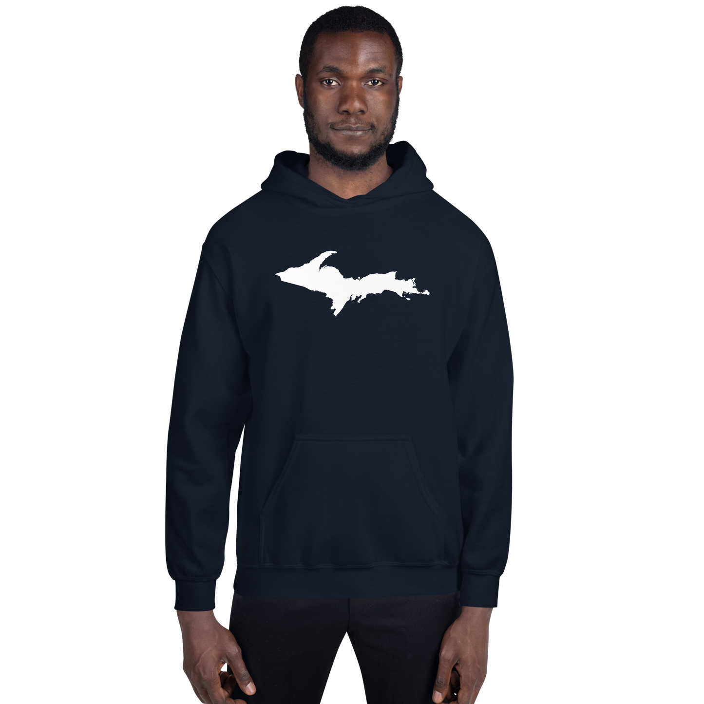 Michigan Upper Peninsula Hoodie (w/ UP Outline) | Unisex Standard