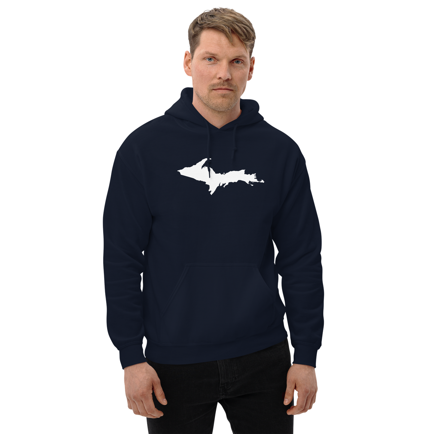 Michigan Upper Peninsula Hoodie (w/ UP Outline) | Unisex Standard