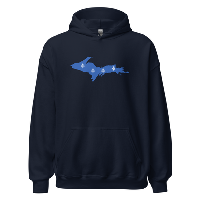 Michigan Upper Peninsula Hoodie (w/ UP Quebec Flag Outline) | Unisex Standard