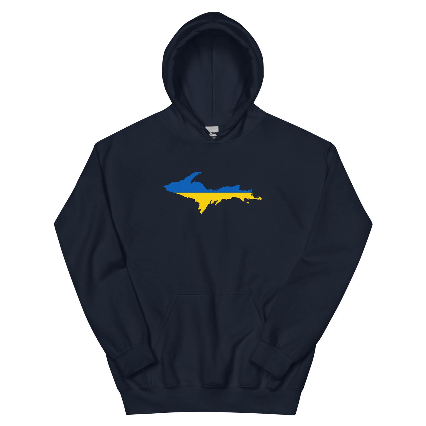 Michigan Upper Peninsula Hoodie (w/ UP Ukraine Outline) | Unisex Standard