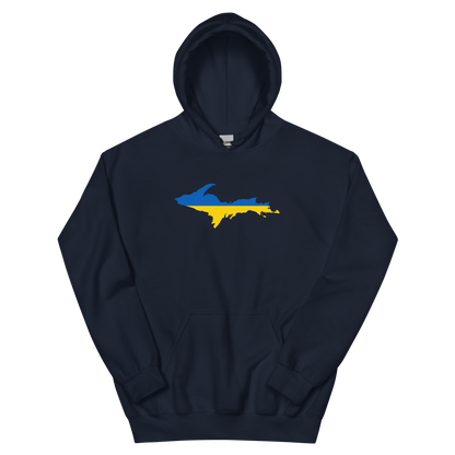 Michigan Upper Peninsula Hoodie (w/ UP Ukraine Outline) | Unisex Standard