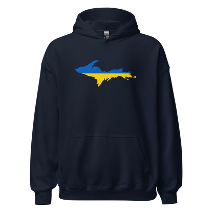 Michigan Upper Peninsula Hoodie (w/ UP Ukraine Outline) | Unisex Standard