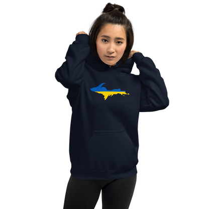 Michigan Upper Peninsula Hoodie (w/ UP Ukraine Outline) | Unisex Standard