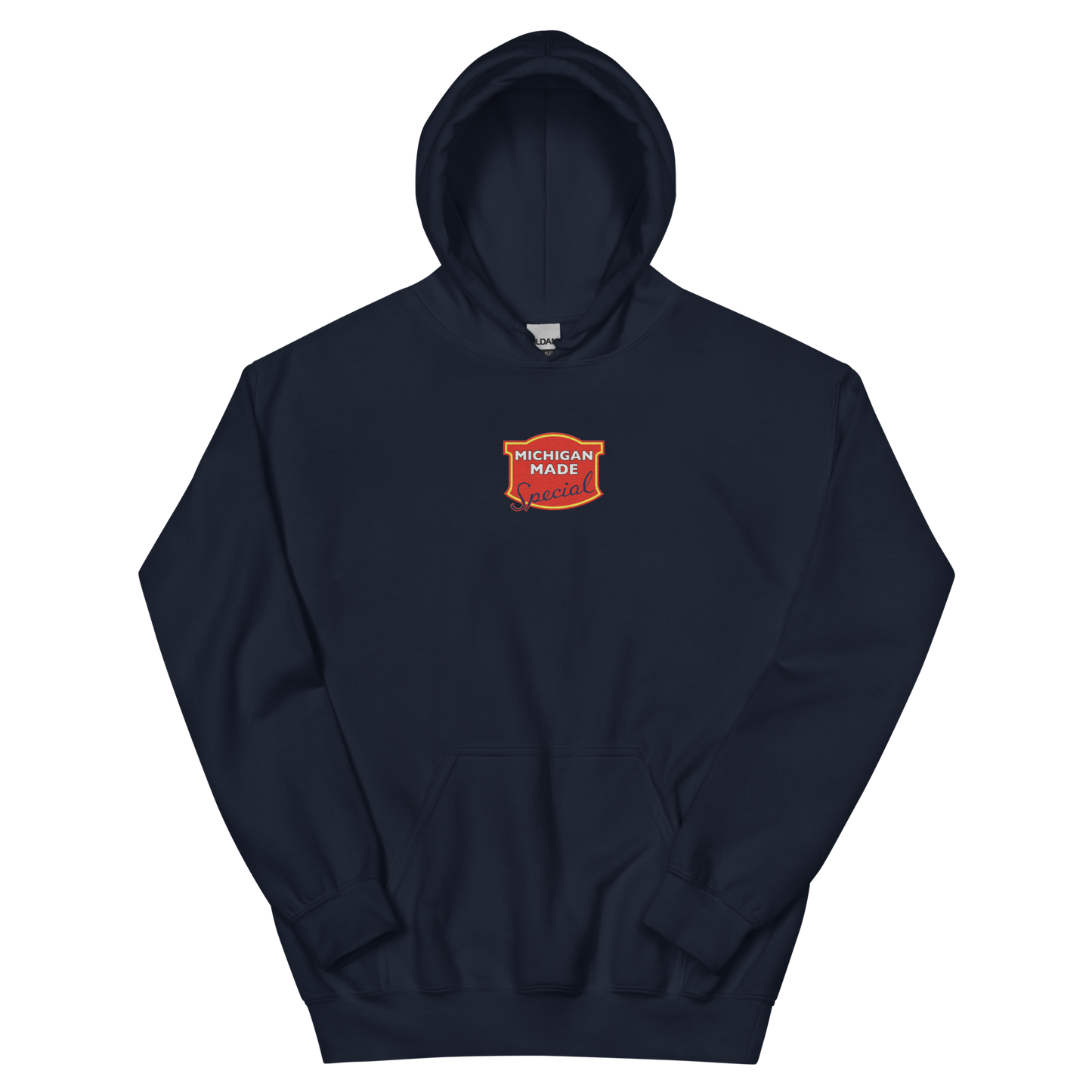 'Michigan Made' Hoodie (Potato Chip Parody) | Unisex Standard - Emb.