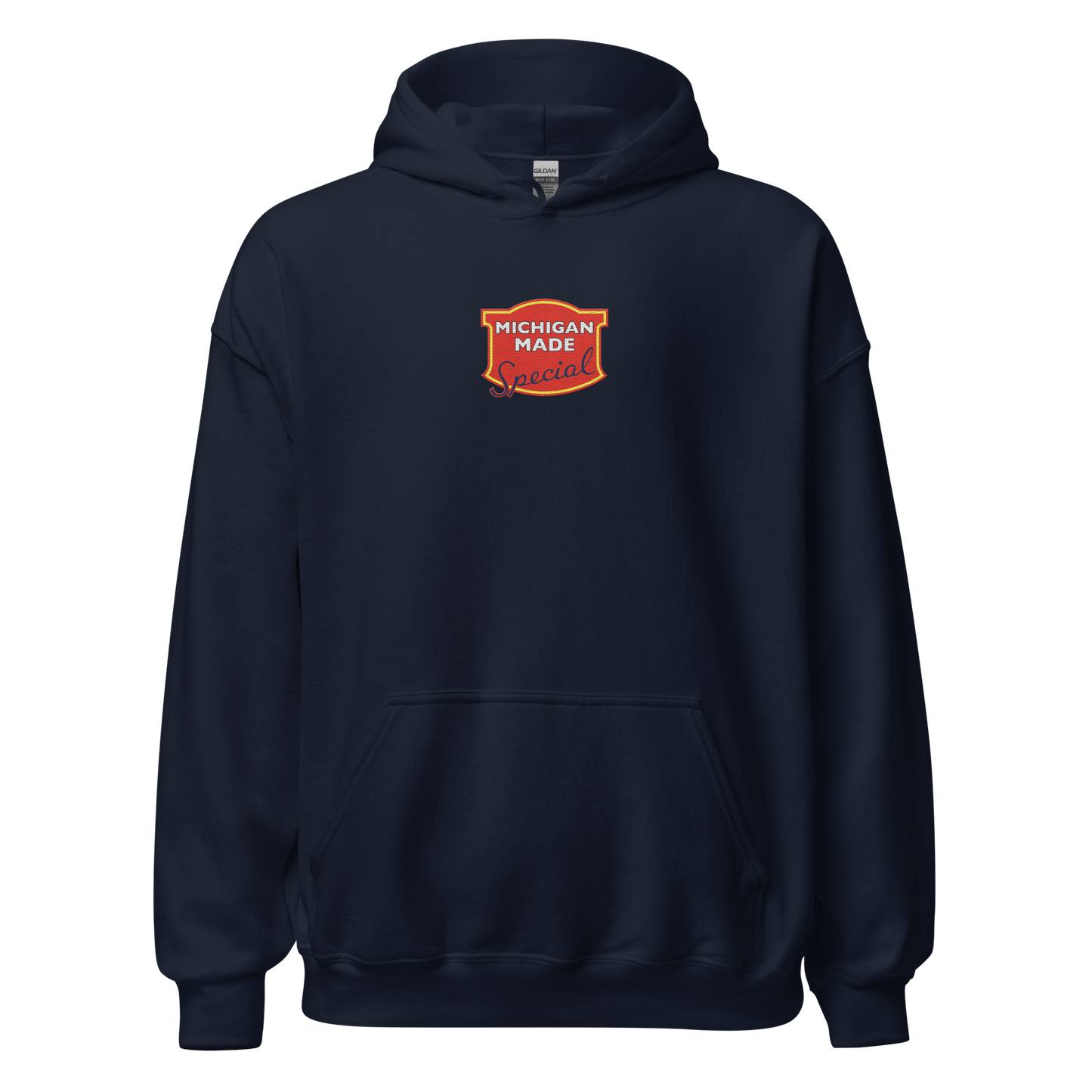 'Michigan Made' Hoodie (Potato Chip Parody) | Unisex Standard - Emb.