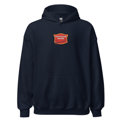 'Michigan Made' Hoodie (Potato Chip Parody) | Unisex Standard - Emb.