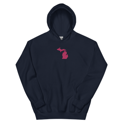 Michigan Hoodie (w/ Pink MI Outline) | Unisex Standard - Emb.