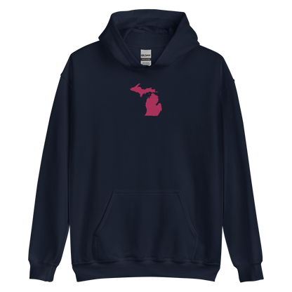 Michigan Hoodie (w/ Pink MI Outline) | Unisex Standard - Emb.