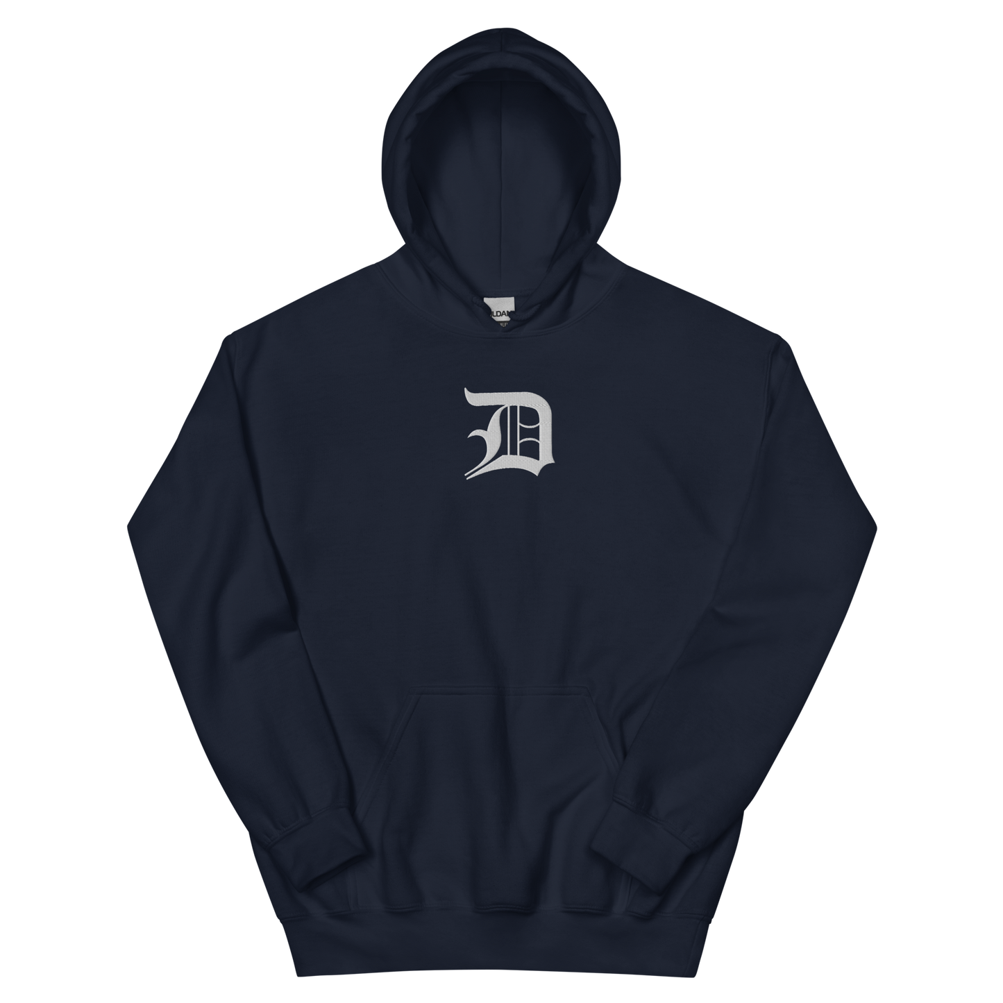 Detroit 'Old English D' Hoodie | Unisex Standard - Emb.