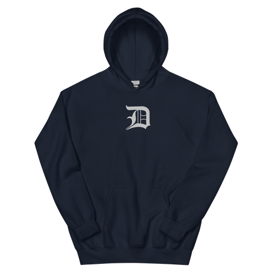 Detroit 'Old English D' Hoodie | Unisex Standard - Emb.