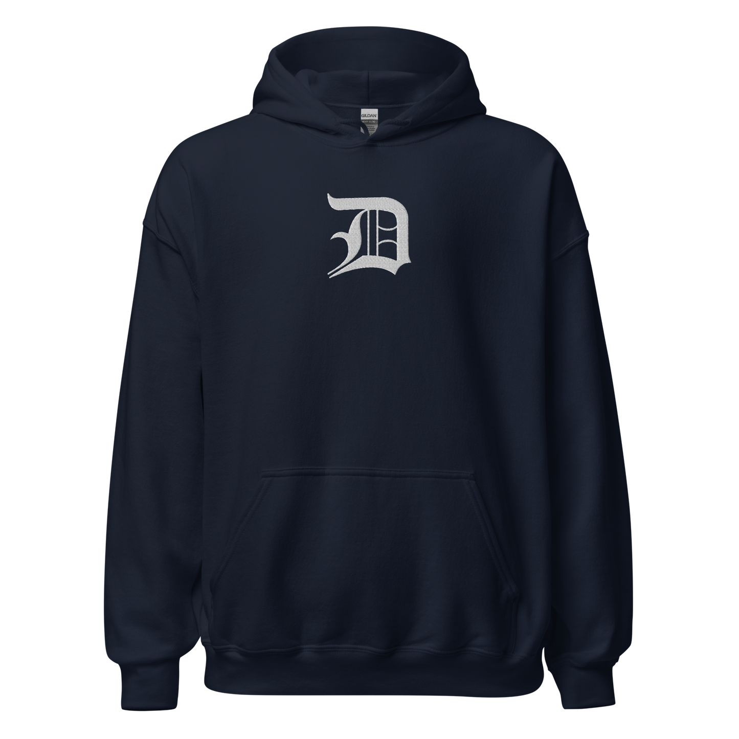 Detroit 'Old English D' Hoodie | Unisex Standard - Emb.