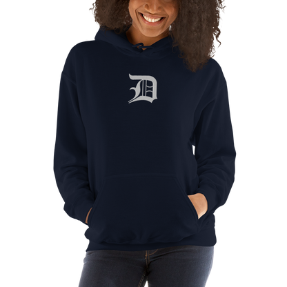 Detroit 'Old English D' Hoodie | Unisex Standard - Emb.