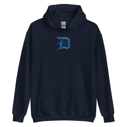 Detroit 'Old English D' Hoodie (Azure) | Unisex Standard - Emb.