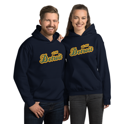 'Detroit EST. 1701' Hoodie (Ginger Ale Green Script Font) | Unisex Standard