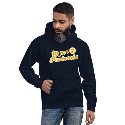 'Upper Peninsula EST. 1837' Hoodie (Gold Script Font) | Unisex Standard