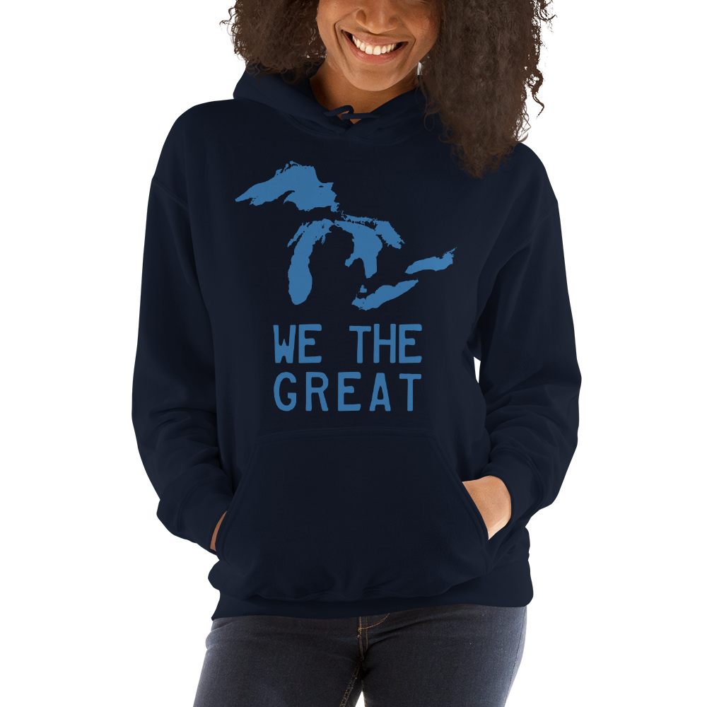 Great Lakes 'We the Great' Hoodie (Superior Blue) | Unisex Standard