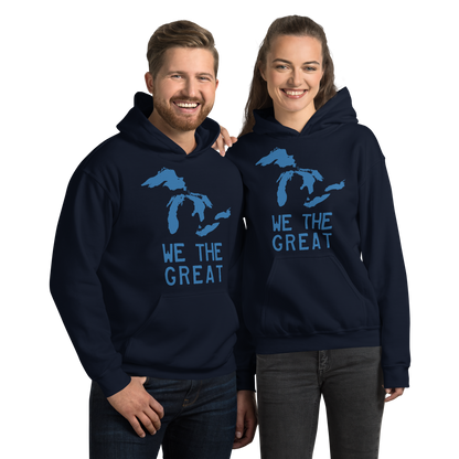 Great Lakes 'We the Great' Hoodie (Superior Blue) | Unisex Standard