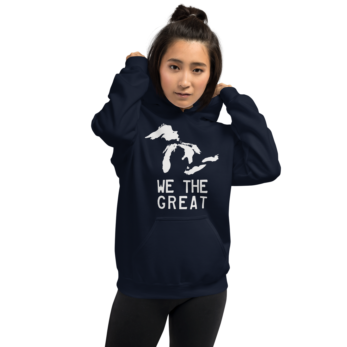 Great Lakes 'We The Great' Hoodie (Birch Bark White) | Unisex Standard