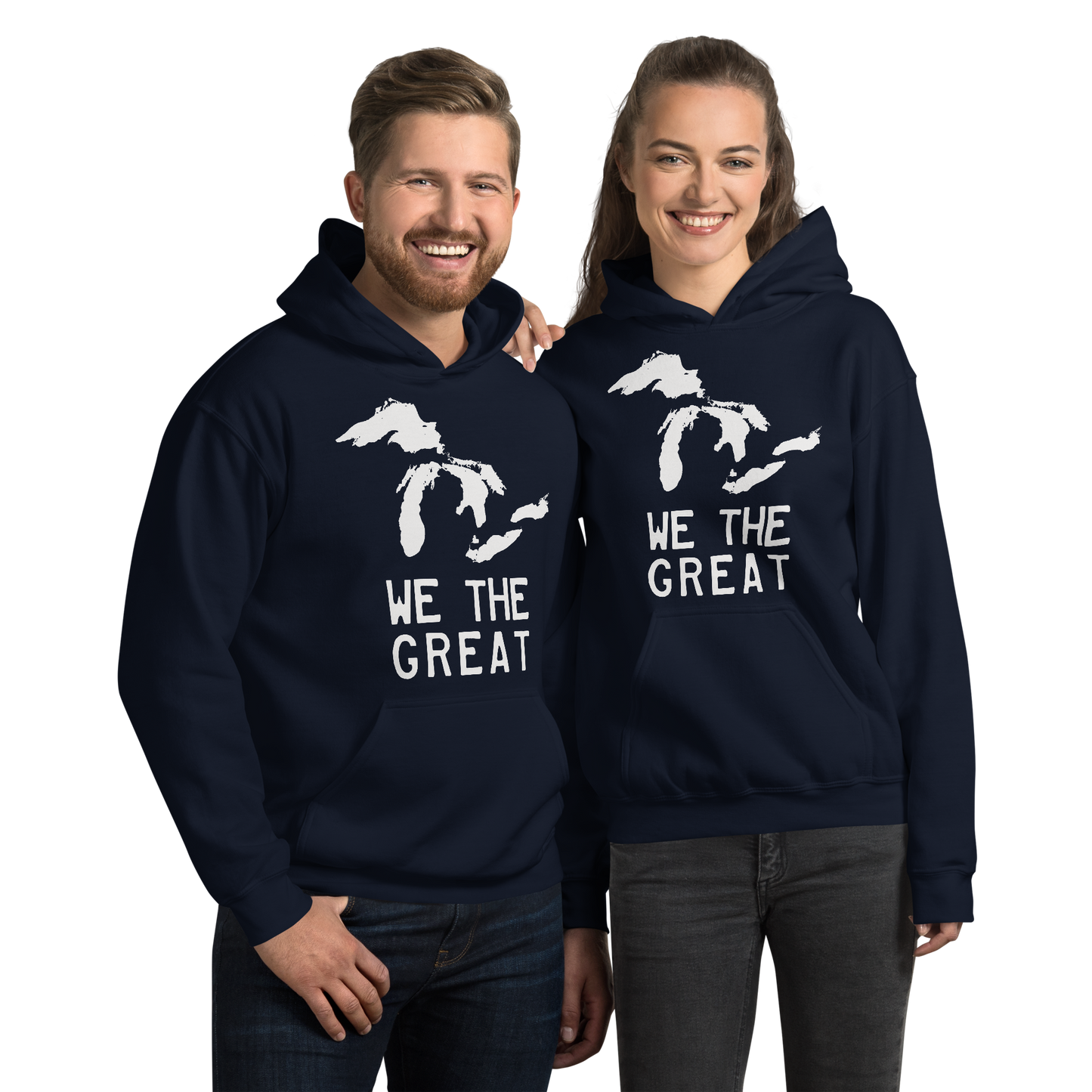 Great Lakes 'We The Great' Hoodie (Birch Bark White) | Unisex Standard