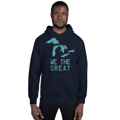 Great Lakes 'We the Great' Hoodie (Huron Blue) | Unisex Standard